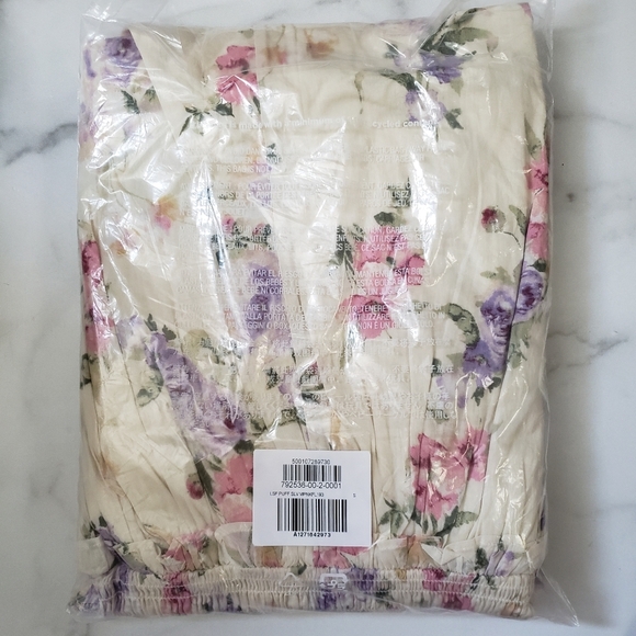 Gap x LoveShackFancy Floral Puff Sleeve Maxi Dress Size Small - Picture 3 of 3